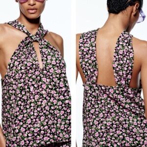 Zara lightweight halter top, perfect for summer, size XS